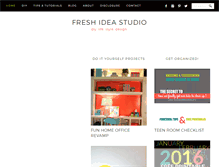 Tablet Screenshot of freshideastudio.com